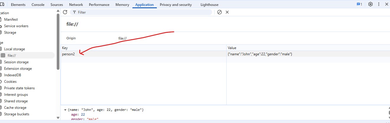 removeItem Preview Example 2