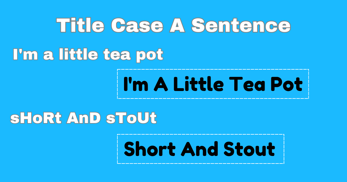 Title Case A Sentence Challenge in JavaScript
