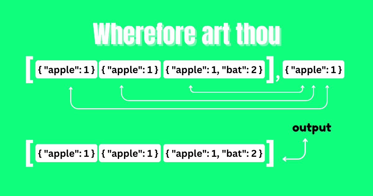 Wherefore Art Thou Challenge
